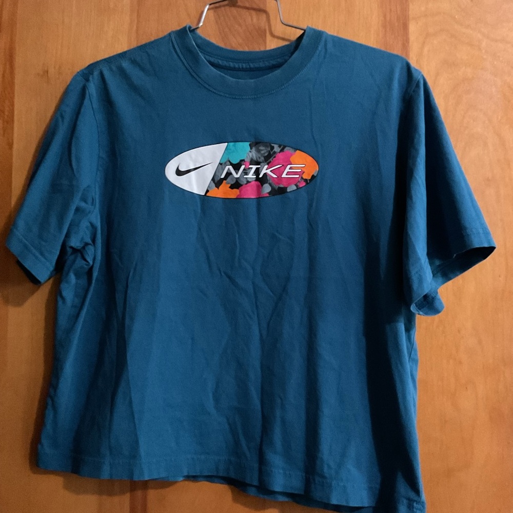 Nike Teal Graphic Logo T-Shirt